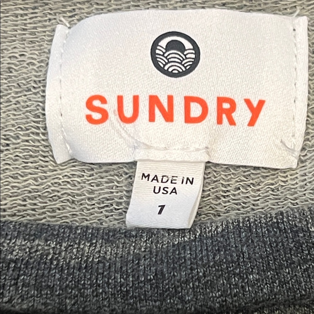 Sundry Off the Shoulder Sweatshirt Long Sleeved Camo Size 1 (US size Small) - Picture 7 of 12